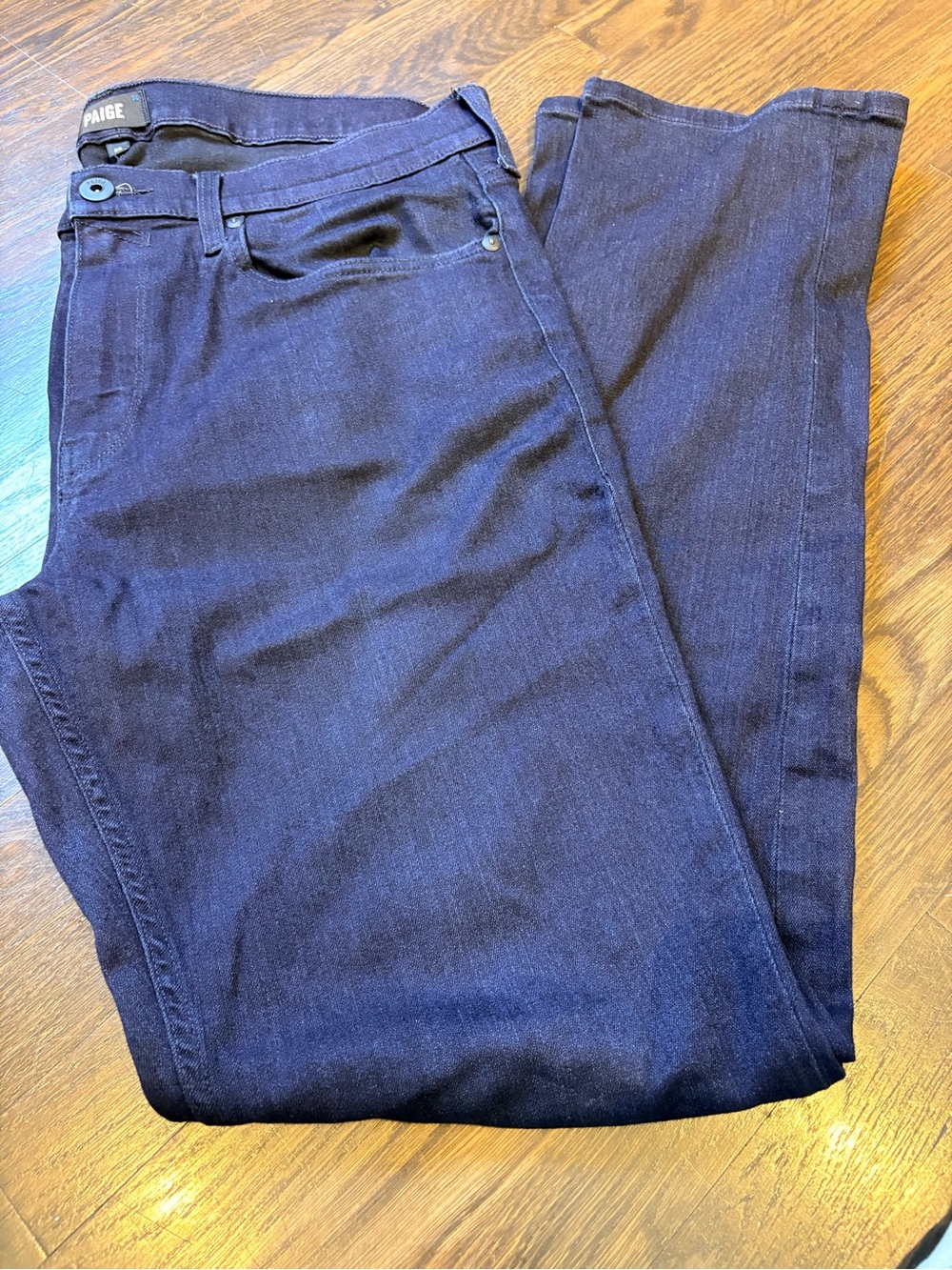 PAIGE “Federal” Straight Jeans - men’s 36 - “Irvington” color